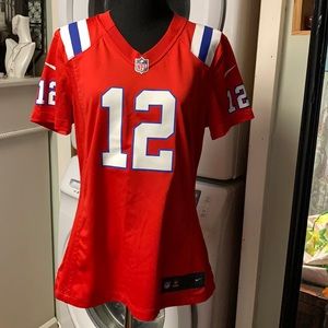 NFL Tom Brady on field jersey